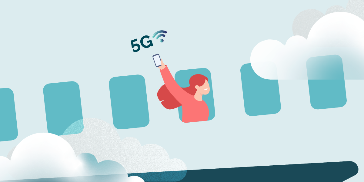 5g anche in aereo